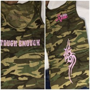 Camouflage racer back tank, sz small